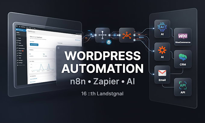 automate your wordpress website with n8n zapier and ai