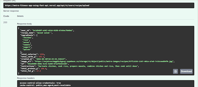 develop fastapi backend and rest API in python