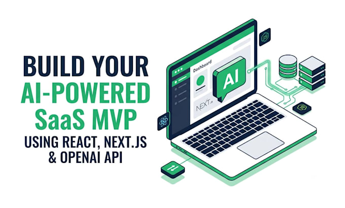 develop your ai saas mvp with react next js and openai API