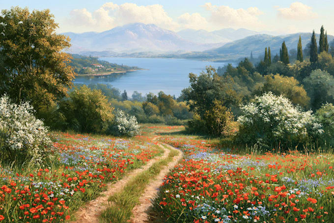 landscape oil painting art