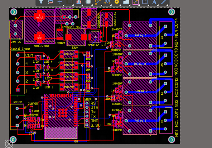 design professional pcb layout and schematic in altium