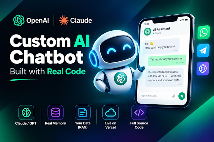 build a custom ai chatbot with gpt or claude API and supabase memory