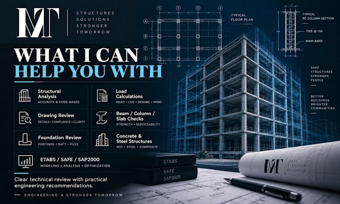 provide structural engineering consultation and design review