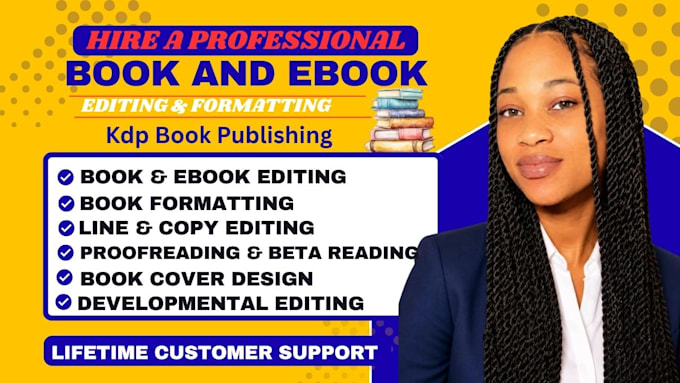 do book editing and formatting, copy edit, proofread and amazon kdp formatting