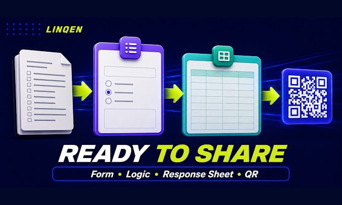 create a clear google form with a response sheet