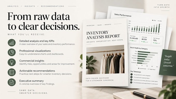 analyze your inventory and sales data in excel