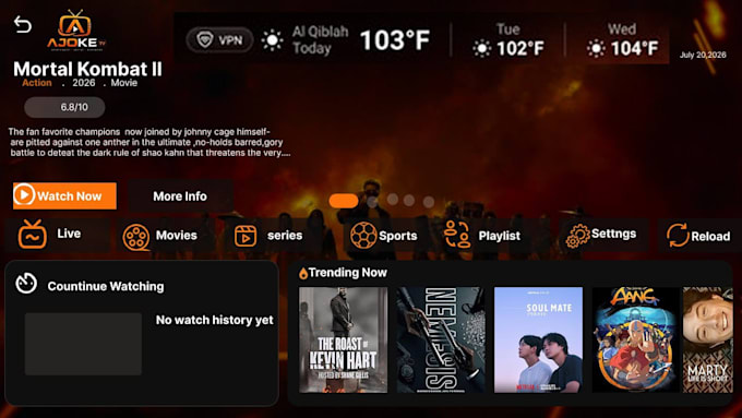 rebrand iptv app with admin panel