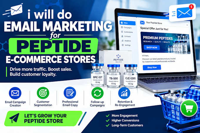 do email marketing for peptide e commerce stores