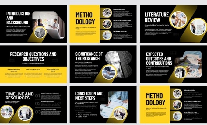 design a professional thesis and academic presentation