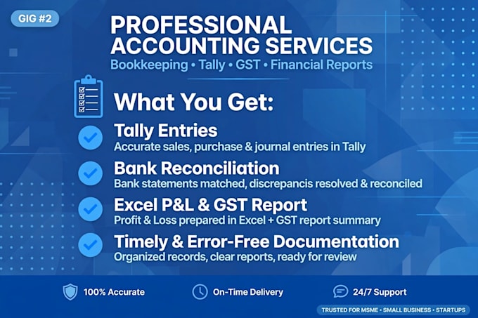 do tally accounting excel report