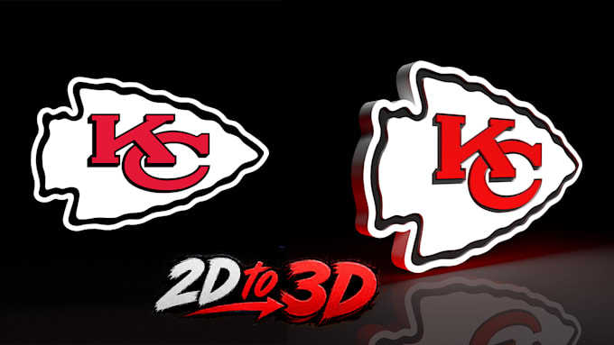 convert your 2d logo into a 3d model for 3d printing