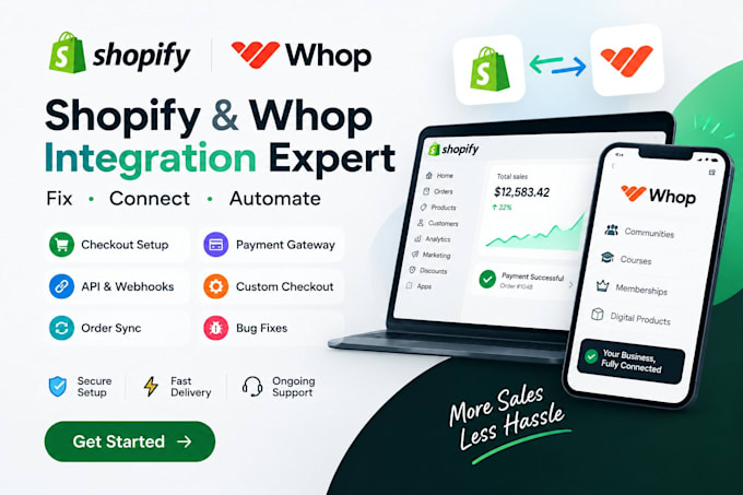 fix whop payment gateway shopify checkout integration API issue whop store setup