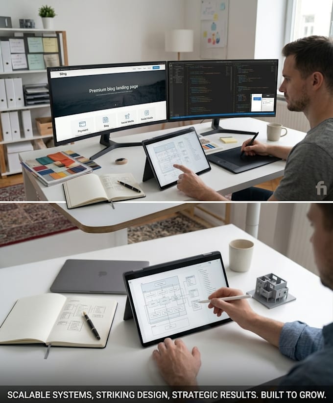 build a responsive PHP website with custom functionality