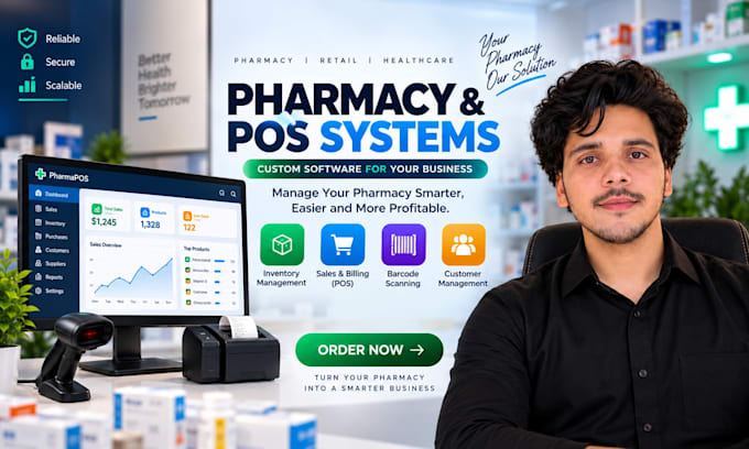 build custom pharmacy pos and management software
