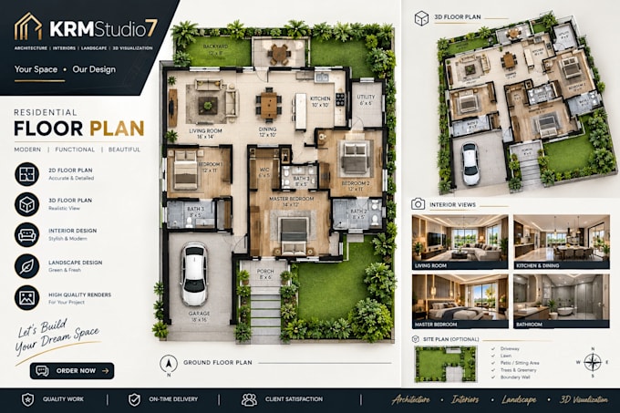 create precise autocad 2d plans and architectural drawings