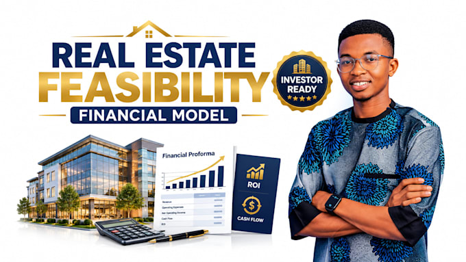 do real estate business plan or feasibility study proforma with financial model