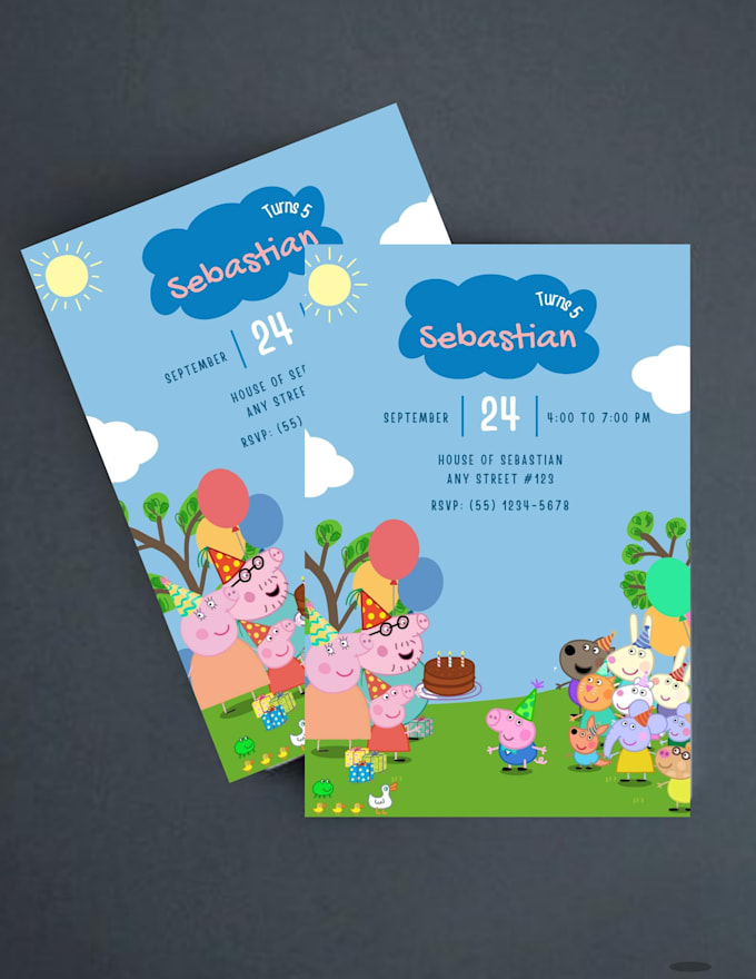 design custom kids birthday invitations for any theme