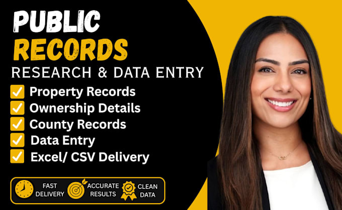 research real estate property records and public data