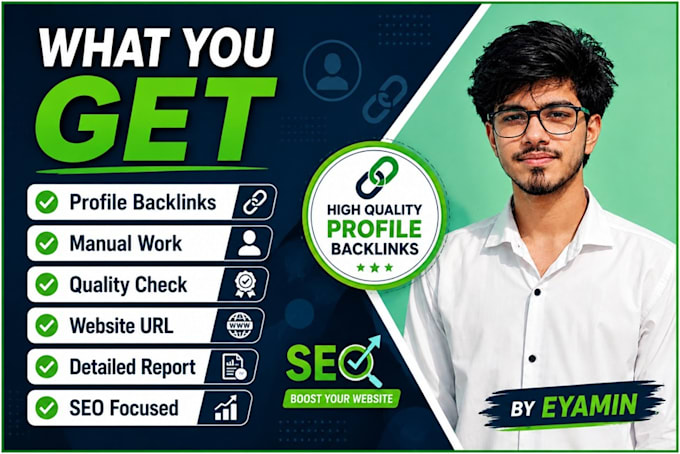build high quality profile backlinks for SEO link building