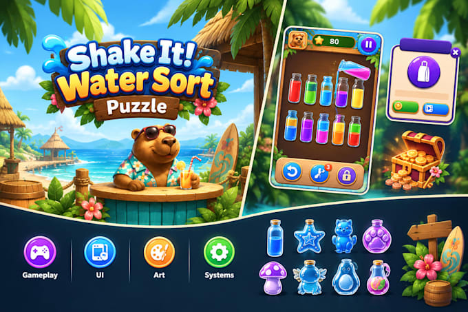 provide full game outsourcing for casual and puzzle games