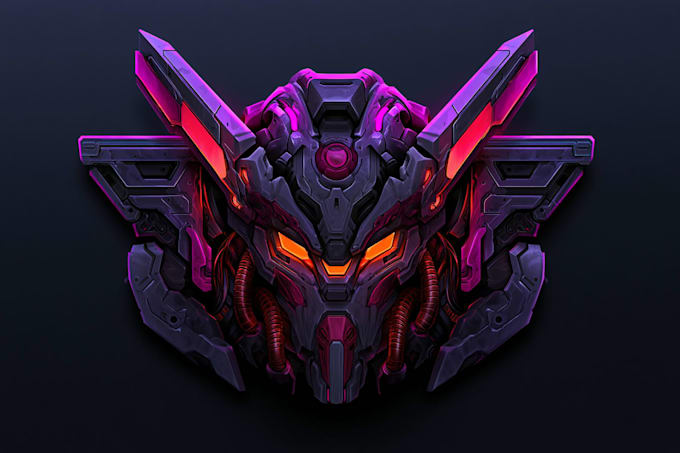 make custom futuristic cyberpunk logo for you