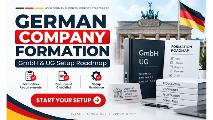 create german gmbh ug formation roadmap, setup requirements and checklist