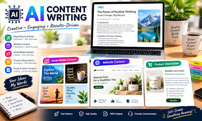 write engaging ai content, articles and blog posts