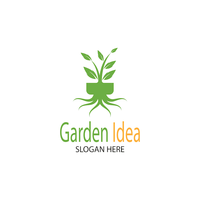 create a nature inspired home garden logo design