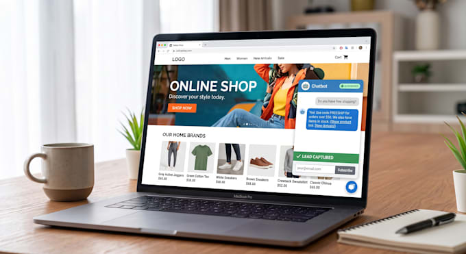 build an ai chatbot for shopify or wordpress