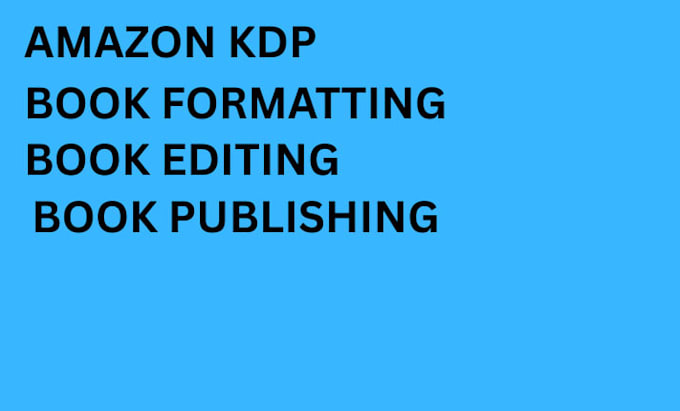 book formatting publishing formatting