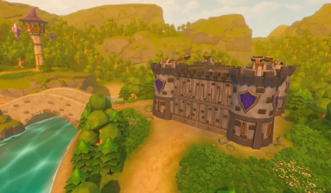 create stylized 3d environment unity 3d level design 3d scene 3d game map ue5