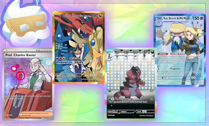 create trainer pokemon tcg portraits