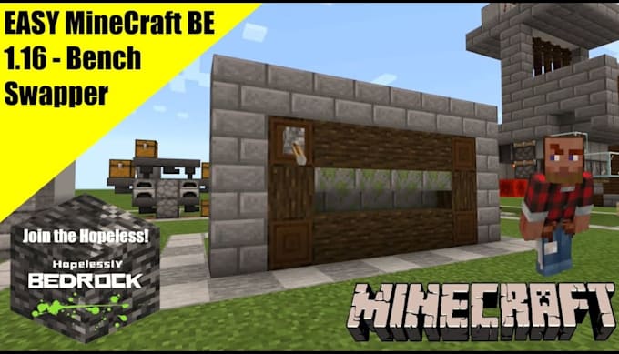 create custom blockbench minecraft 3d models, npcs, mobs and animations