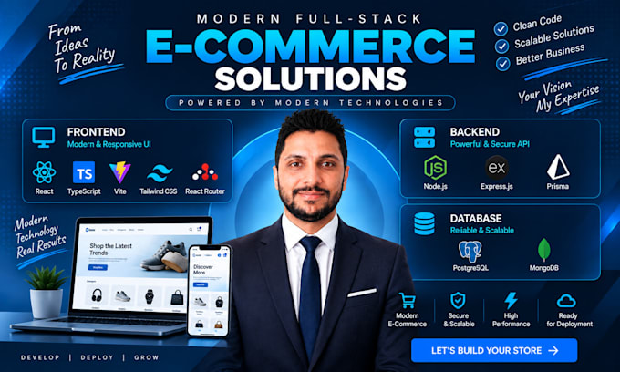 build a custom e commerce website with react