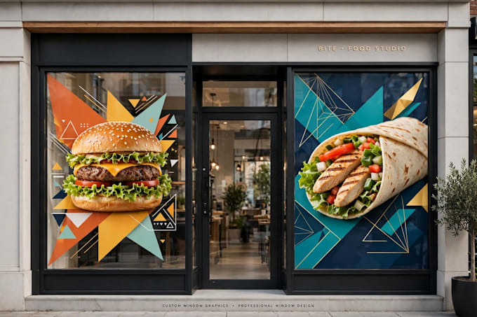 professional window graphics, storefront and shopfront