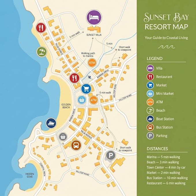 design a custom rv park, campground, and caravan park map