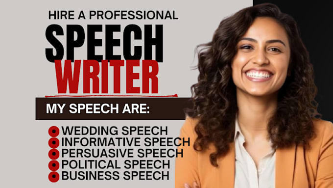 be your professional speech writer, wedding, informative, comedy, speech writing