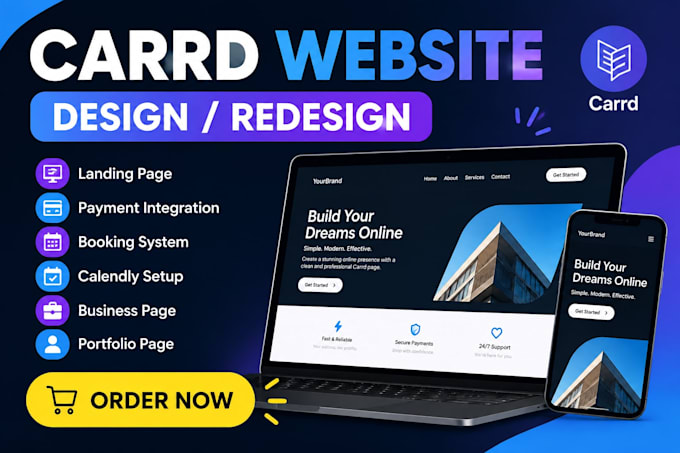 design carrd website redesign carrd website carrd landing page design
