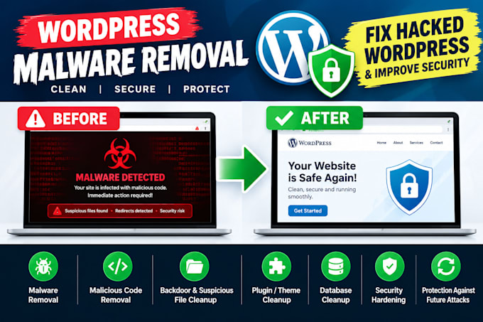 remove malware from your wordpress website