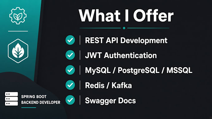 develop spring boot rest apis and microservices