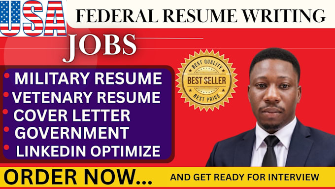 write a professional federal resume for usajobs government