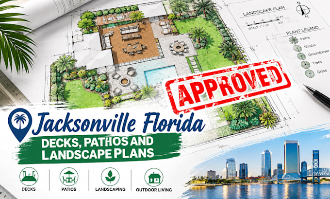 design jacksonville florida decks, patios and landscape plans