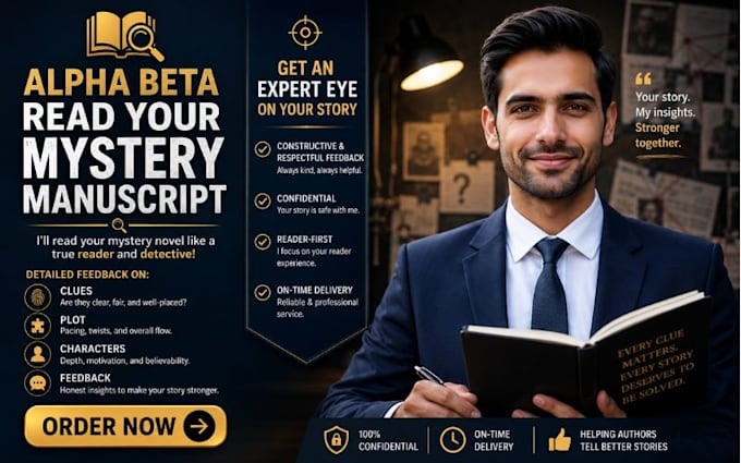 beta read your mystery novel