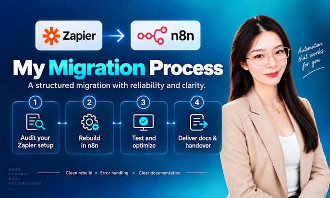 migrate zapier to n8n and optimize n8n automation workflows