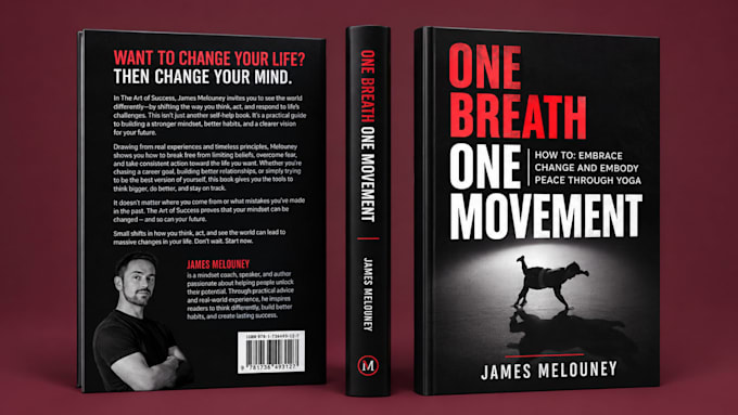 do amazon kdp motivational book cover, self help development book cover design
