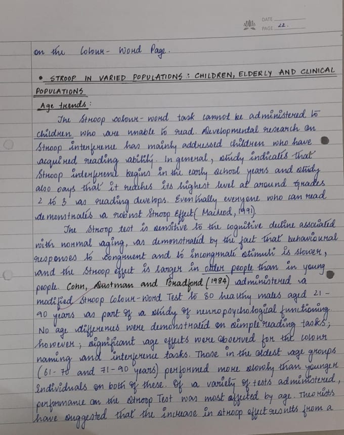 do professional and neat handwriting services
