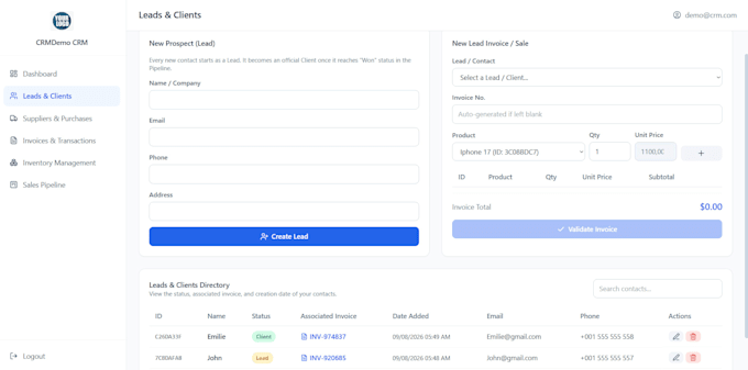 build CRM for small business