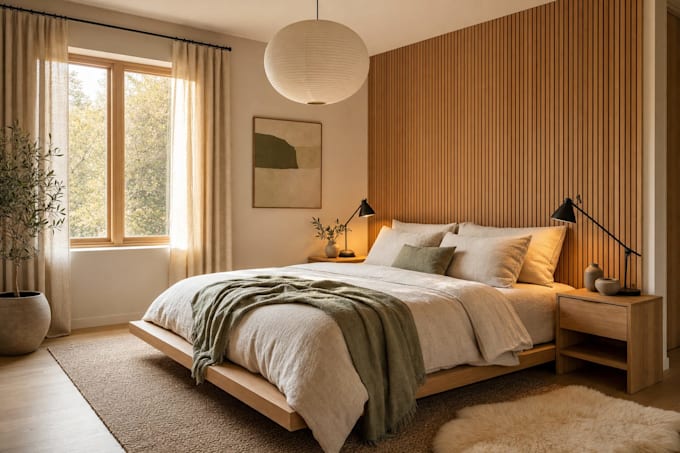 create for you  a bedroom design
