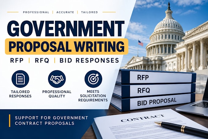 write government contract proposals rfp and rfq responses