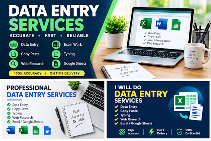 data entry data collection typing microsoft excel copy paste